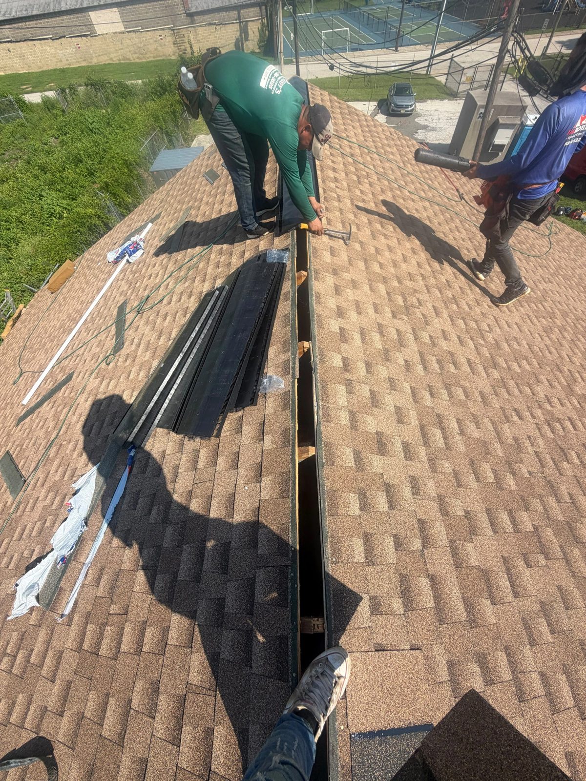 Ridge Vent Installation